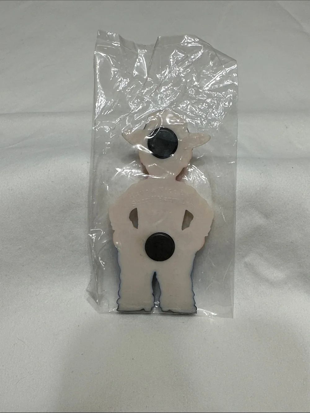 White and Blue Cowboy Figurine Home Accent - Unbranded refrigerator magnet